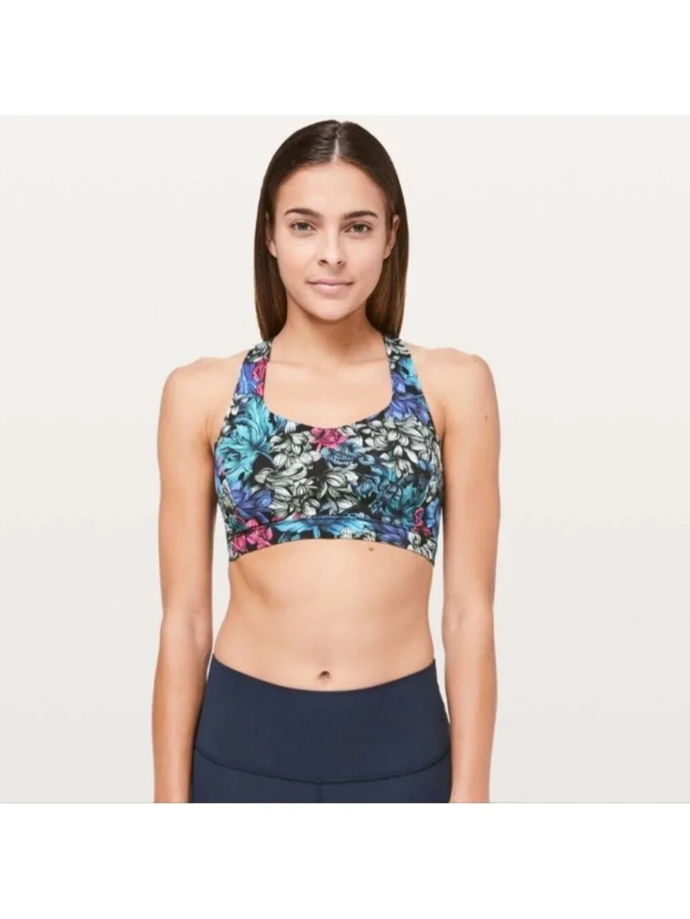 Lululemon Free To Be Serene Bra Nocturnal Floral Multi